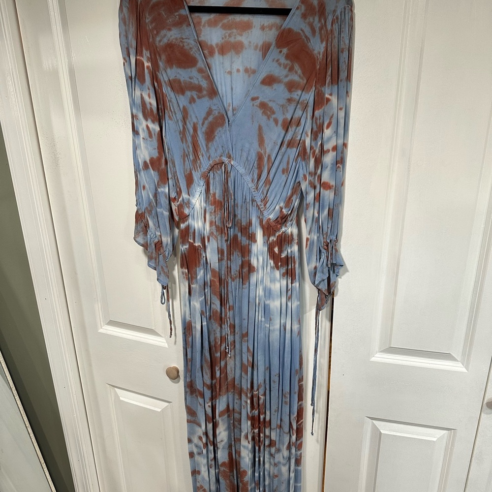 YFB Young Fabulous and Broke  Tie-Dye Maxi Dress